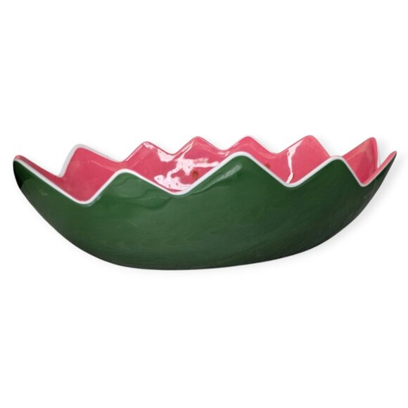 Melamine Watermelon Bowl & Serving Utensil Set of 3 - Picture 6 of 12